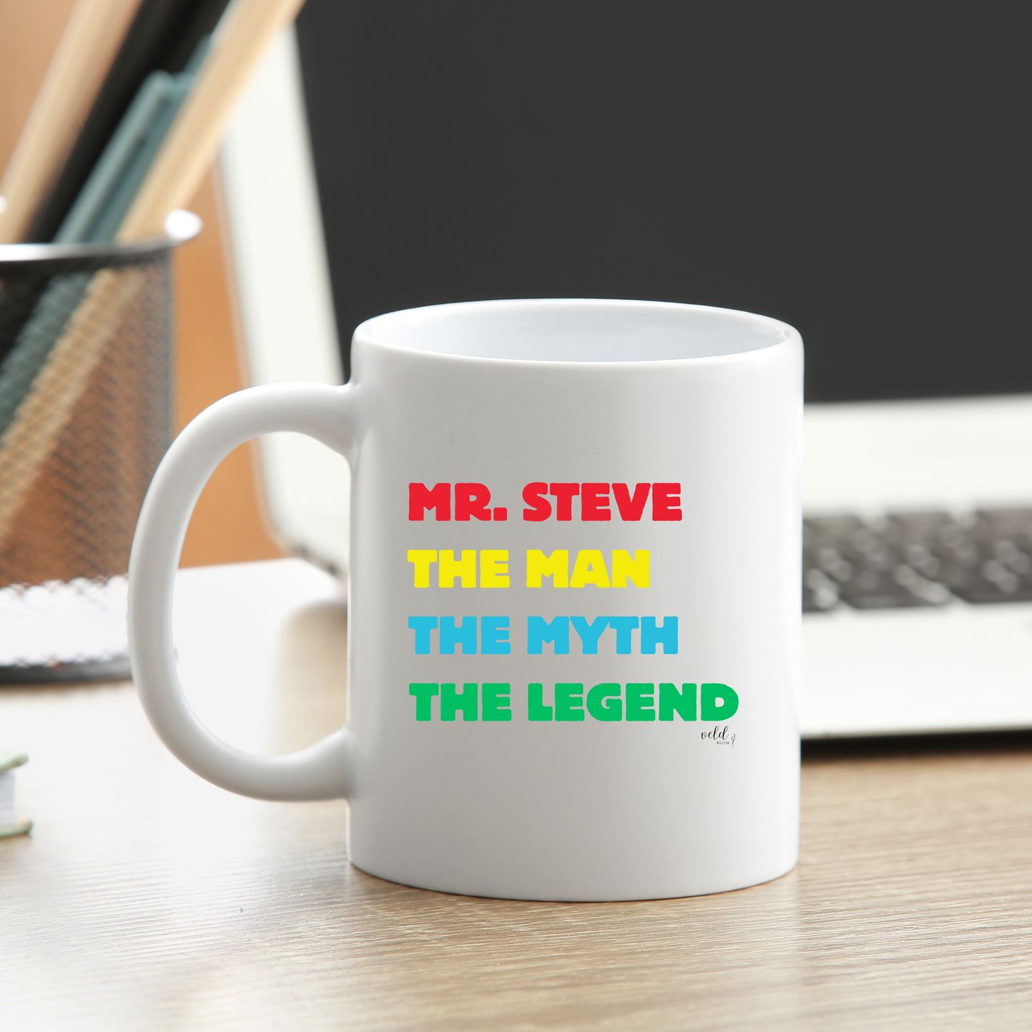 Personalised Male Teacher Mug with The Man Quote | Custom Ceramic Gift