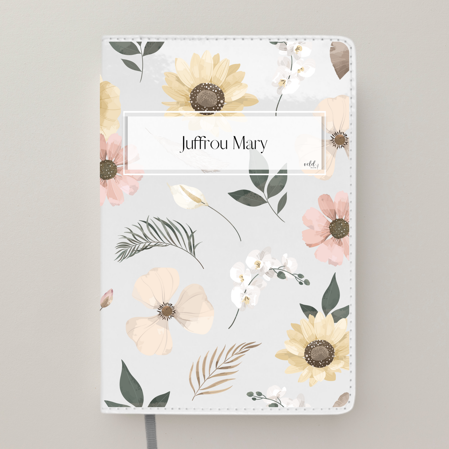 Teacher Notebook Personalised with Name and Pastel Floral Design | Teacher Appreciation Gift | Teacher Planner for Back to School