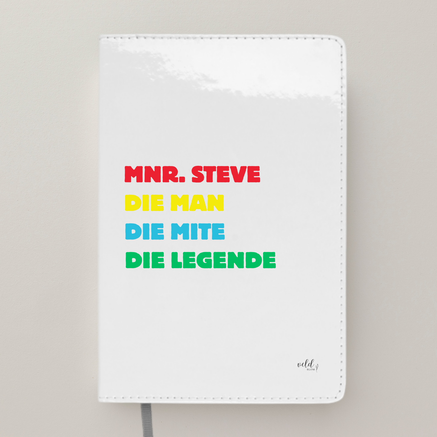 Teacher Notebook Personalised with Name and The Man Quote | Male Teacher Appreciation Gift | Teacher Planner for Back to School