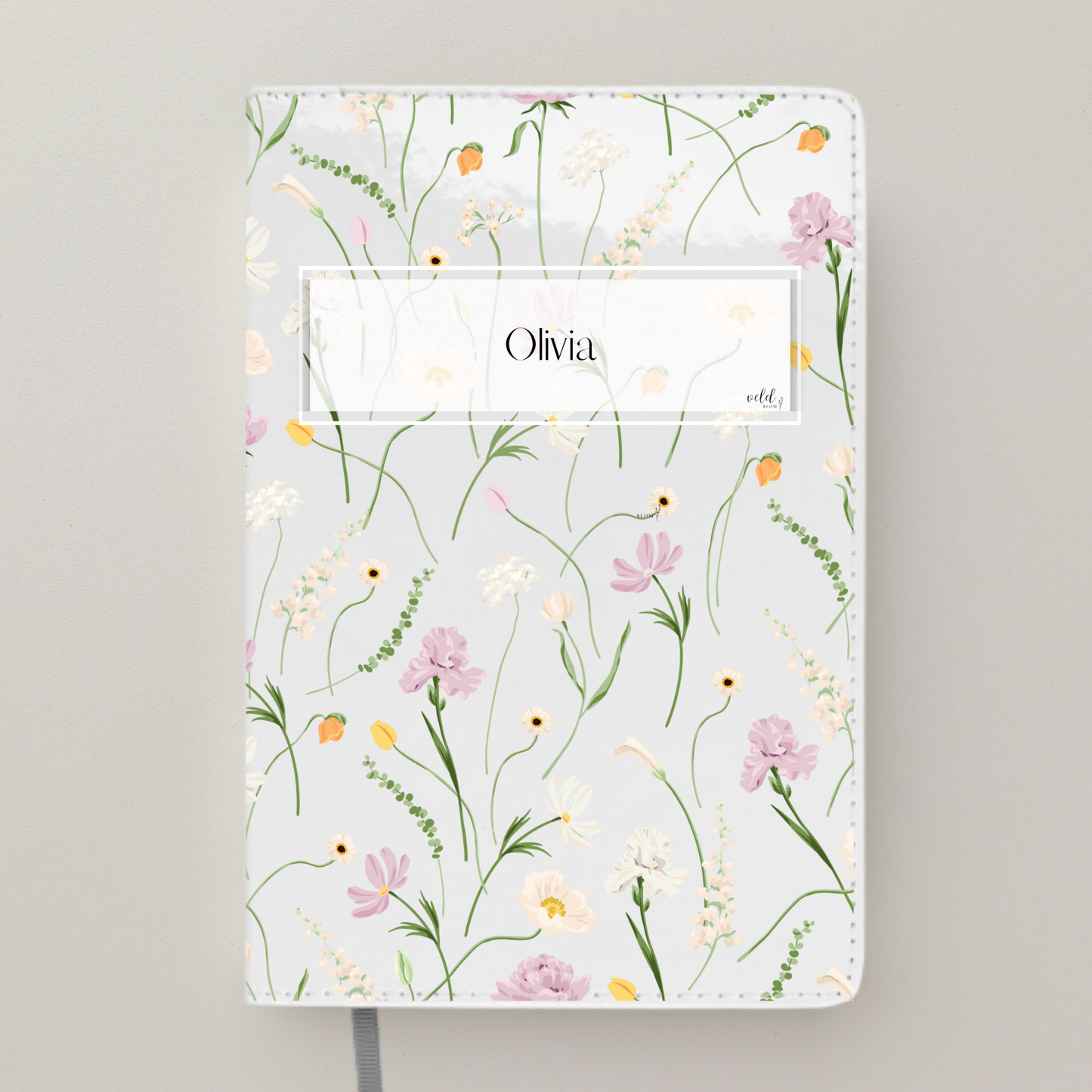 Teacher Notebook Personalised with Name | Wildflowers Teacher Appreciation Gift | Teacher Planner for Back to School